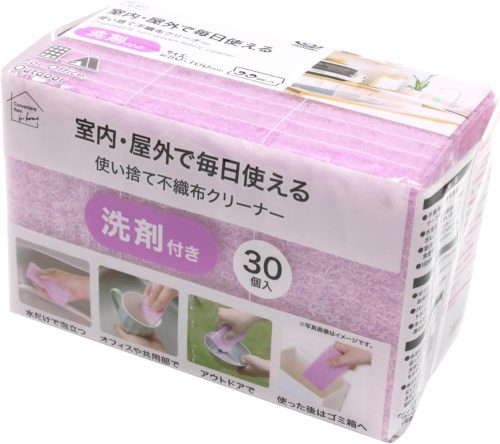 オカザキ 使い捨て不織布クリーナー 洗剤付き