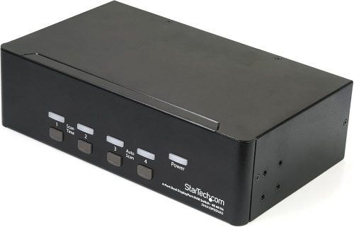 スターテック(StarTech.com) 4ポート デュアルDisplayPort KVMスイッチ SV431DPDDUA2