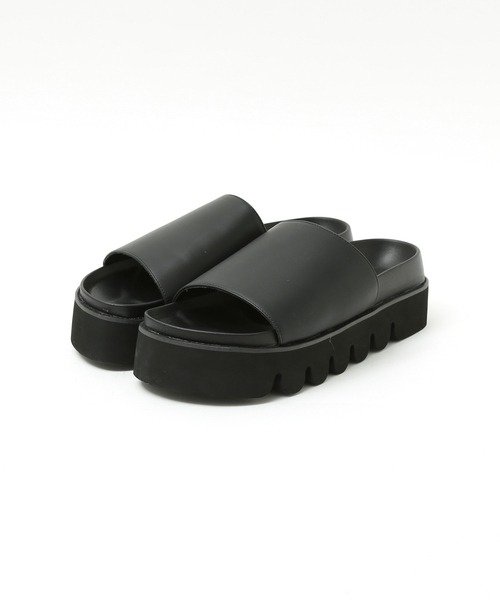 アバハウス(ABAHOUSE) ネオレザー 選べるボリュームソールサンダル