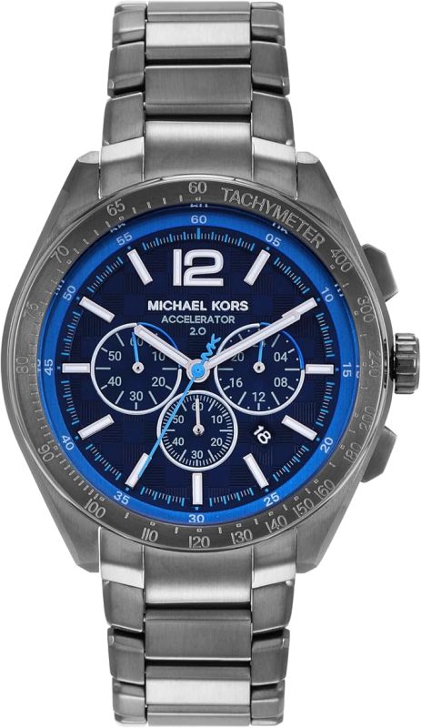 マイケルコース(MICHAEL KORS) ACCELERATOR 2.0 オーバーサイズ ガンメタル ウォッチ