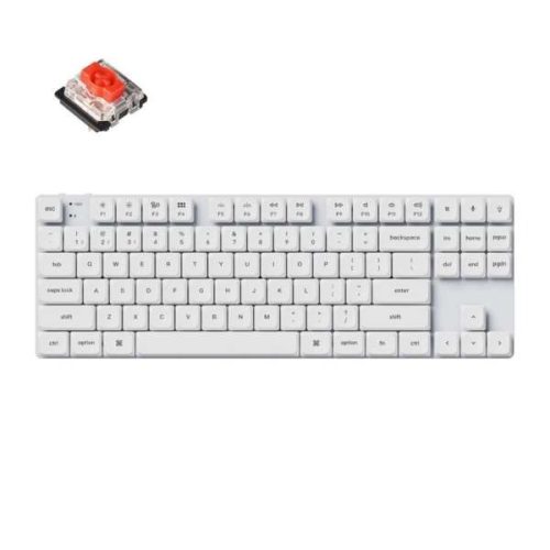 キークロン(Keychron) K1SE ダブルショットPBTキーキャップ搭載ワイヤレス・メカニカルキーボード White LED K1SE-A1Z-US