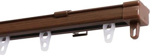 グラムスタイル 1mS木目M型伸縮カーテンレール 905835