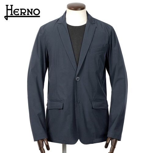 ヘルノ(HERNO) 撥水軽量スーパーストレッチマットナイロン2Bジャケット