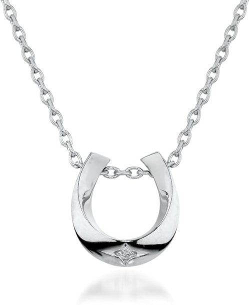 スタージュエリー(STAR JEWELRY) SV925 ネックレス DIAMOND HORSESHOE NECKLACE