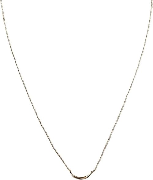 エテ(ete) レイヤー クレセントムーン ネックレス