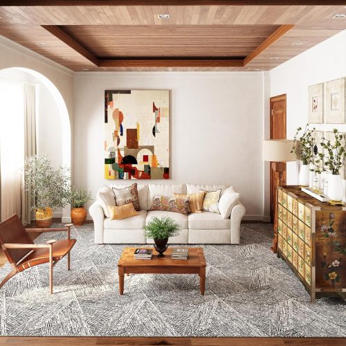 Azaeahom タイルカーペット YX01-117