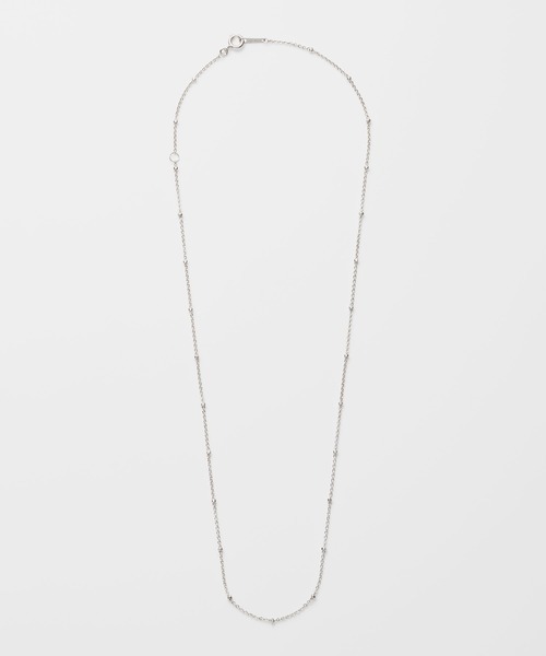 アガット(agete) シルバーダイヤモンドネックレス 0.03 ctシルバーネックレスチェーン 45cm