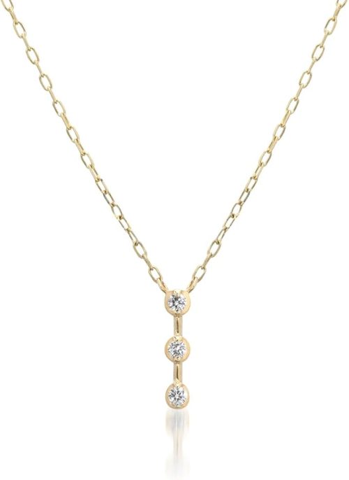 スタージュエリー(STAR JEWELRY) K10 ネックレス DIAMOND SKINNY