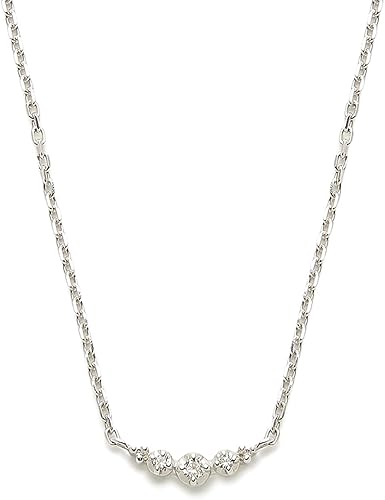 ノジェス(NOJESS) シルバーダイヤモンドネックレス