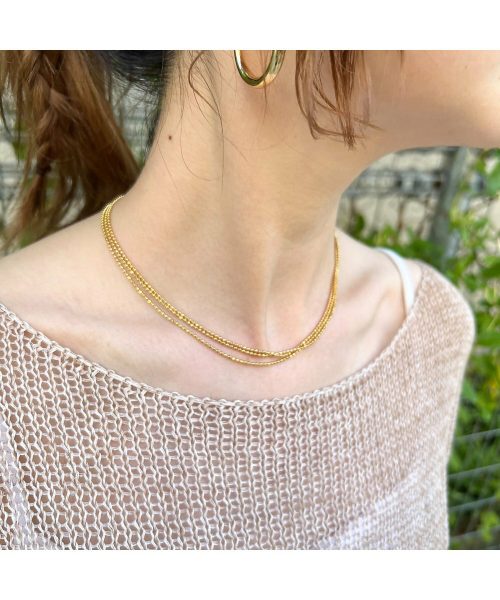 マリハ(MARIHA) Silent RainNLスターライト3連 ネックレス