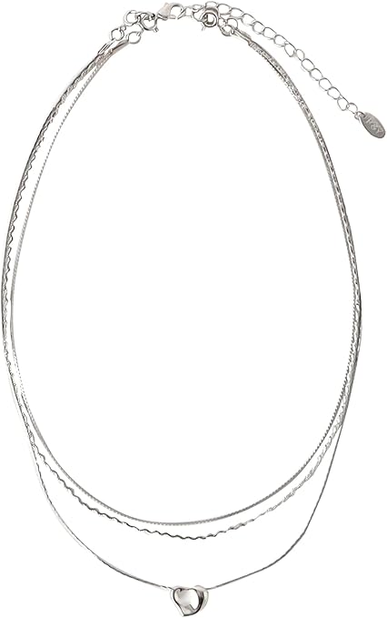 ビューティアンドユース ユナイテッドアローズ(BEAUTY&YOUTH UNITED ARROWS) イビツ ハート 3連ネックレス