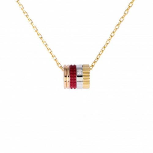 ブシュロン(Boucheron) キャトル レッド ペンダント スモール