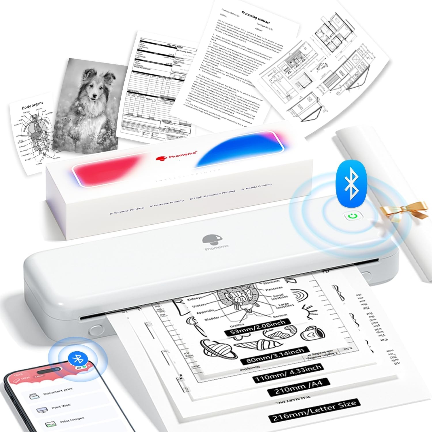 Phomemo モバイルプリンター M834