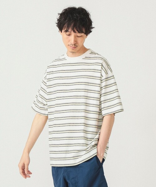 ビームス(BEAMS) ルーズ ボーダー Tシャツ