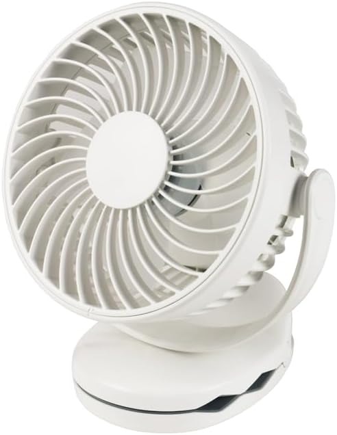 テクノス(TEKNOS) USB 充電式マグネットクリップファン MGC-10U