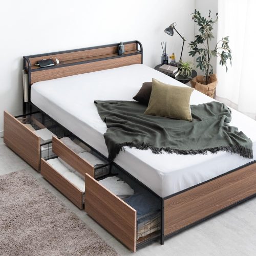 タンスのゲン まるでタンスの収納力ベッド 17620027