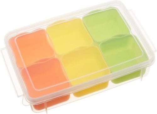 スケーター(Skater) 薬味・離乳食小分け保存容器 シリコンカップ6個 SMN3SL
