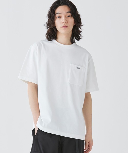 ラコステ(LACOSTE) アウトラインクロックポケットTシャツ