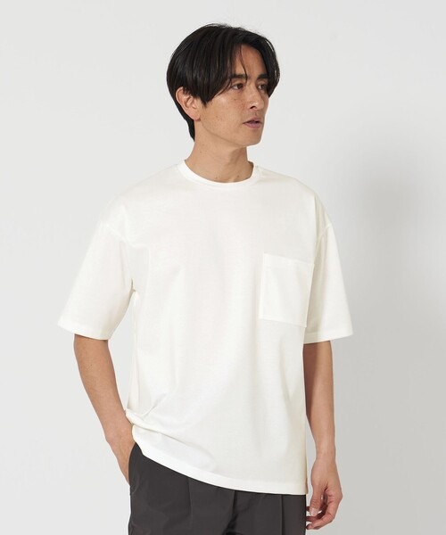 ビューティアンドユース ユナイテッドアローズ(BEAUTY&YOUTH UNITED ARROWS) SRJA フォルム 1ポケット クルーネック ショートスリーブ Tシャツ