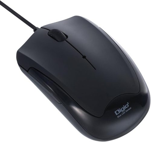 ナカバヤシ(Nakabayashi) 有線静音3ボタンBlueLEDマウス MUS-UKT124