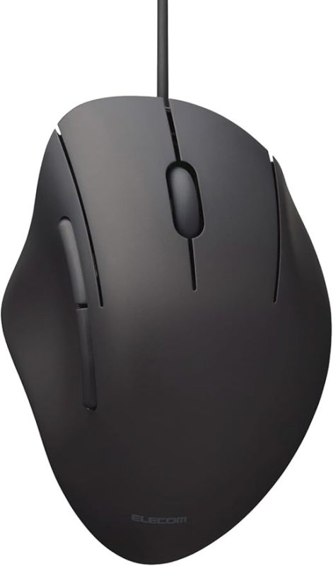 エレコム(ELECOM) SHELLPHA USB有線マウス 5ボタン/Mサイズ M-SH20UBSK