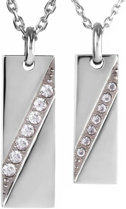 ライオンハート(LION HEART) LH-1 ジェム プレート ペアネックレス