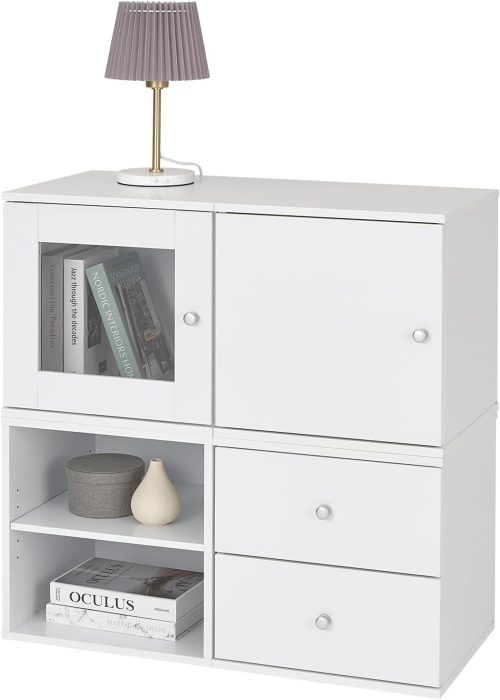 ロウヤ(LOWYA) キューブ型収納ボックス 4個セット