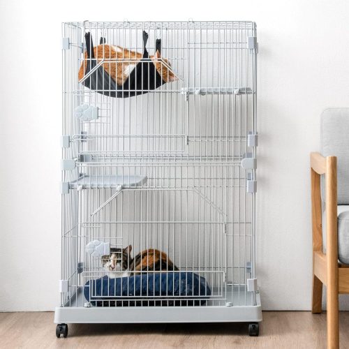 タンスのゲン 猫ケージ 2段 52800007