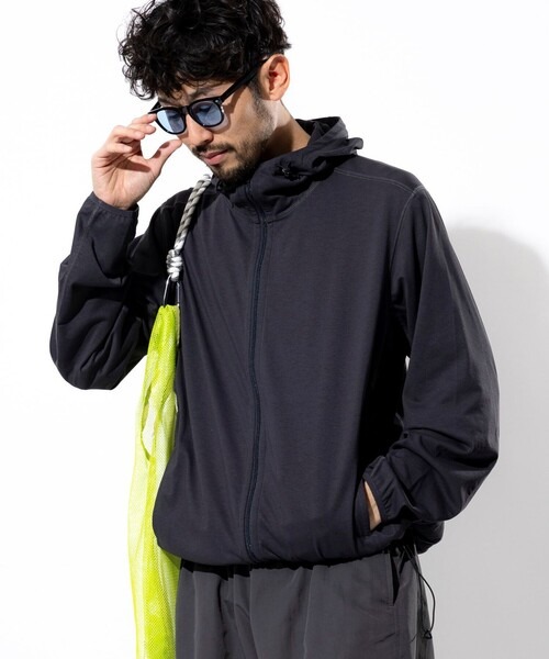 フリークスストア(FREAK’S STORE) AIRDRY 高機能素材 ラッシュガード ジップアップパーカー