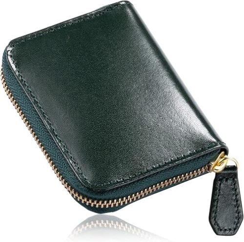 ムラ(MURA) イタリアン/フルグレイン レザー スキミング防止機能付 ラウンドファスナー コインケース