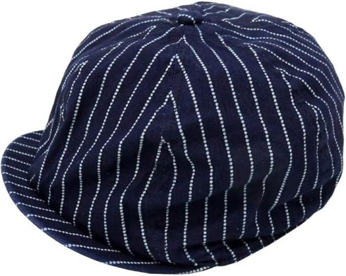 シュガーケーン(SUGAR CANE) SC02070 9oz. WABASH STRIPE APPLEJACK CAP