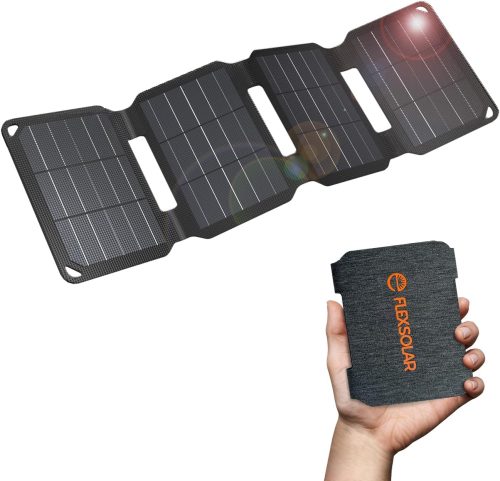FlexSolar 10W ソーラーチャージャー5V 折り畳み式