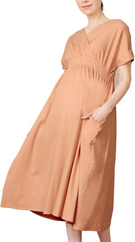 Sweet Mommy) ワイドショルダー リラックスワンピース