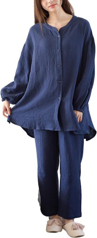 ローズマダム(Rosemadame) ダブルガーゼ長袖パジャマ