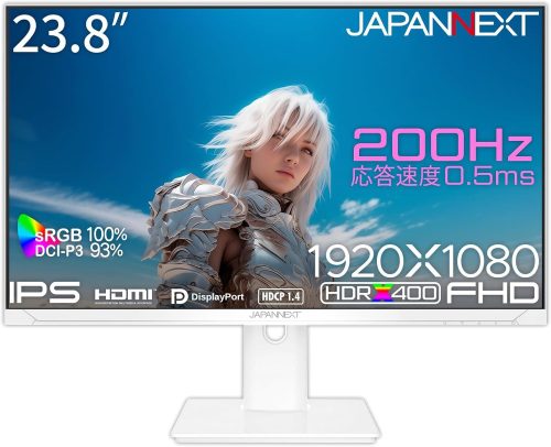 JAPANNEXT JN-IPS238G200F-HSP-W