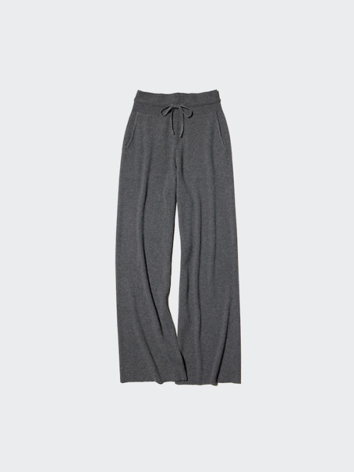 ユニクロ(UNIQLO) ウォッシャブルニットリブパンツ