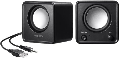 サンワサプライ(SANWA SUPPLY) コンパクトPCスピーカー USB電源 MM-SPL23UBK