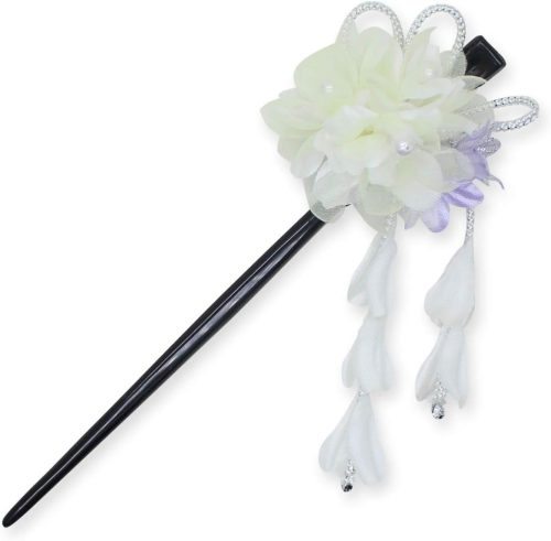 鎌倉工芸 菊のお花 かんざし 房つき