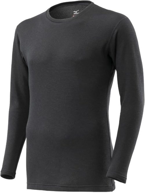 ミズノ(MIZUNO) ブレスサーモアンダーウエア 厚手 for Active クルーネック長袖シャツ C2JAA641