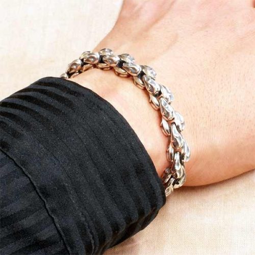 アクアシルバー(AQUA SILVER) アラベスクブレスレット