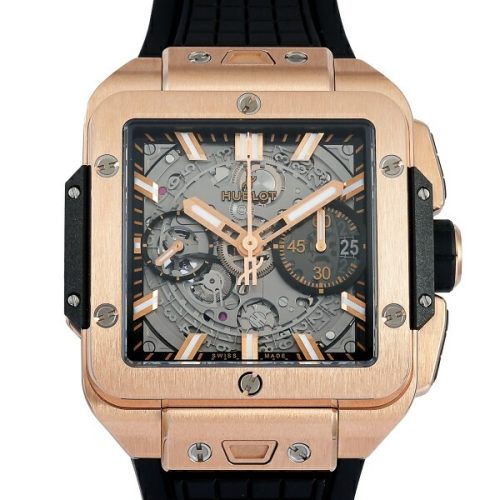 ウブロ(HUBLOT) スクエアバン ウニコ キングゴールド 821.OX.0180.RX