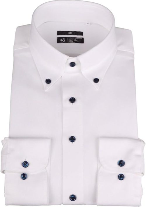 スーツセレクト(SUIT SELECT) ボタンダウン長袖ワイシャツ
