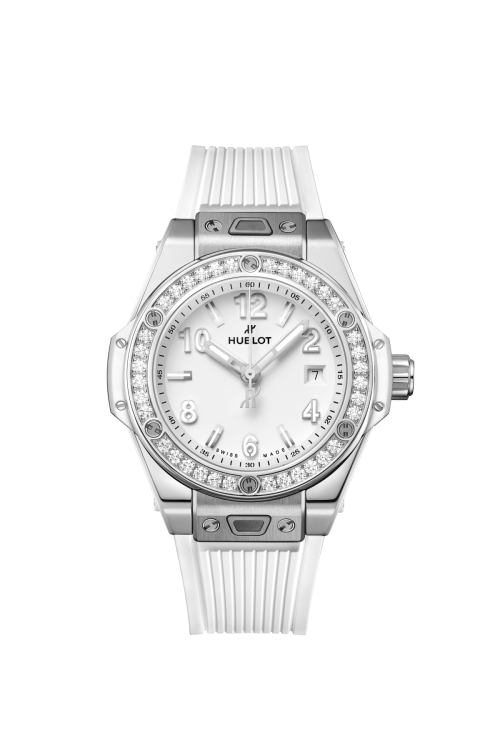 ウブロ(HUBLOT) ビッグバン ワンクリック スチール ホワイト ダイヤモンド 485.SE.2010.RW.1204