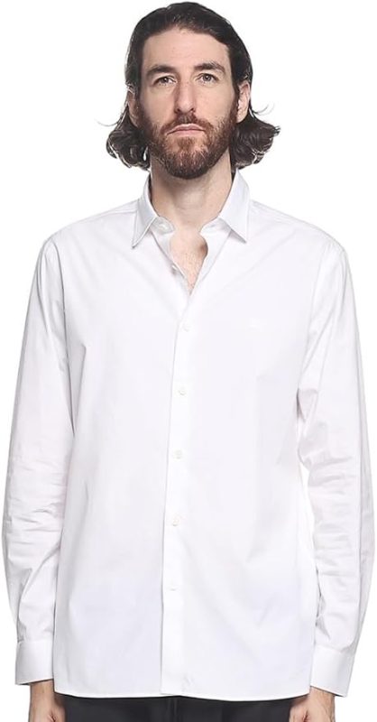 バーバリー(BURBERRY) スリムフィットストレッチコットンシャツ