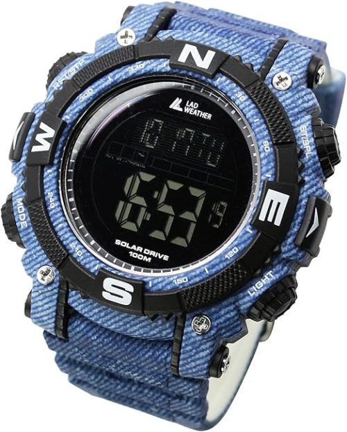 ラドウェザー(LAD WEATHER) パワーソーラー搭載 デジタル ミリタリーウォッチ