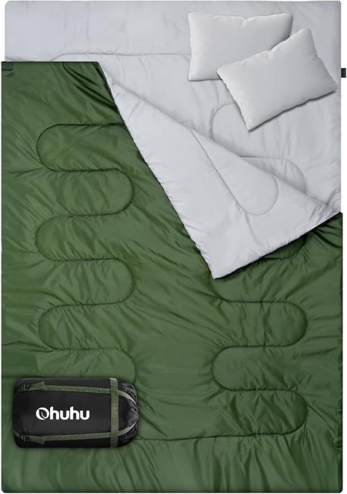 Ohuhu 寝袋 封筒型 2人用 防水