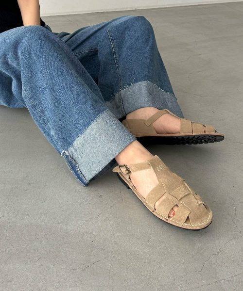 キャナルジーン(CANAL JEAN) El mar スエードグルカサンダル 251-000435