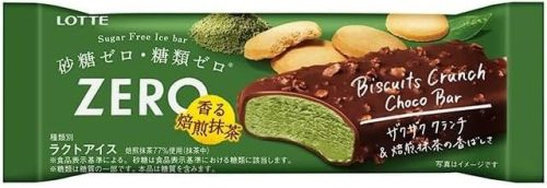 ロッテ(LOTTE) ZERO ビスケットクランチチョコバー 香る焙煎抹茶