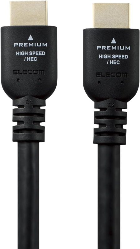 エレコム(ELECOM) プレミアムハイスピードHDMIケーブル DH-HDPS14E50BK2