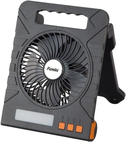 ファミラ(Famila) 充電式ソーラーパワフルファン 0445010